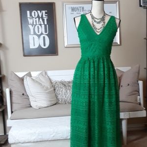 Antonio Melani Green Embroidered Dress (2) NWT!